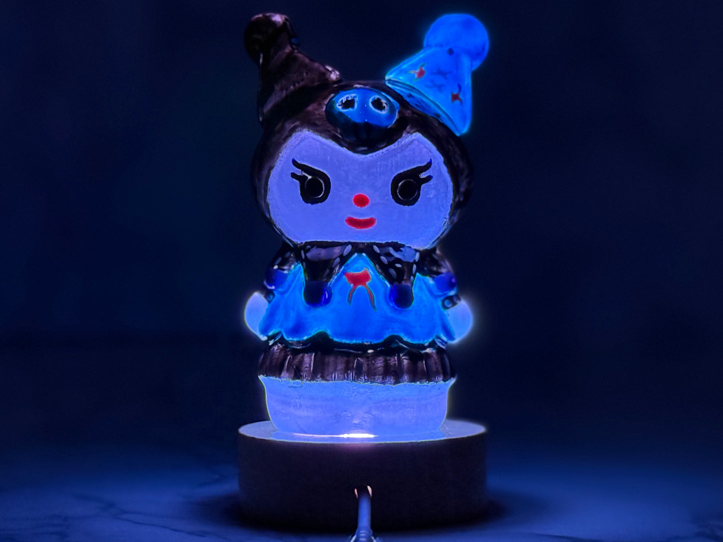 Hand painted Kuromi Selenite Crystal - Jade's Feng Shui Oasis