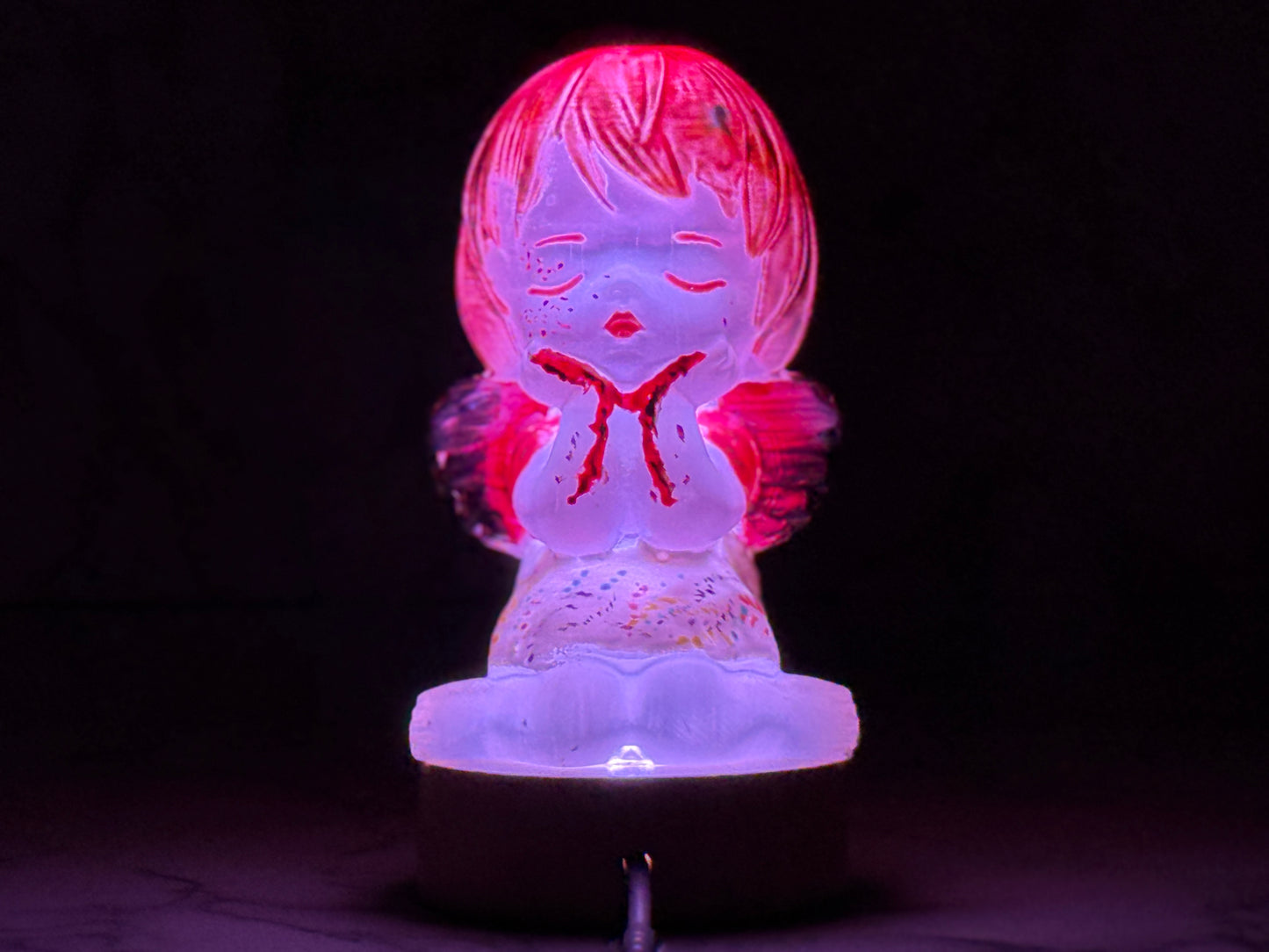 Hand painted Kuromi Selenite Crystal - Jade's Feng Shui Oasis